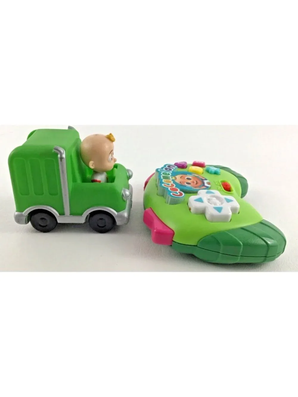 Cocomelon Lots To Learn Game Controller Green Trash Truck Push Vehicle Lot 2020